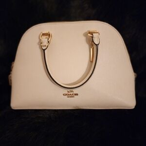 Coach Ivory Dome Satchel Bag